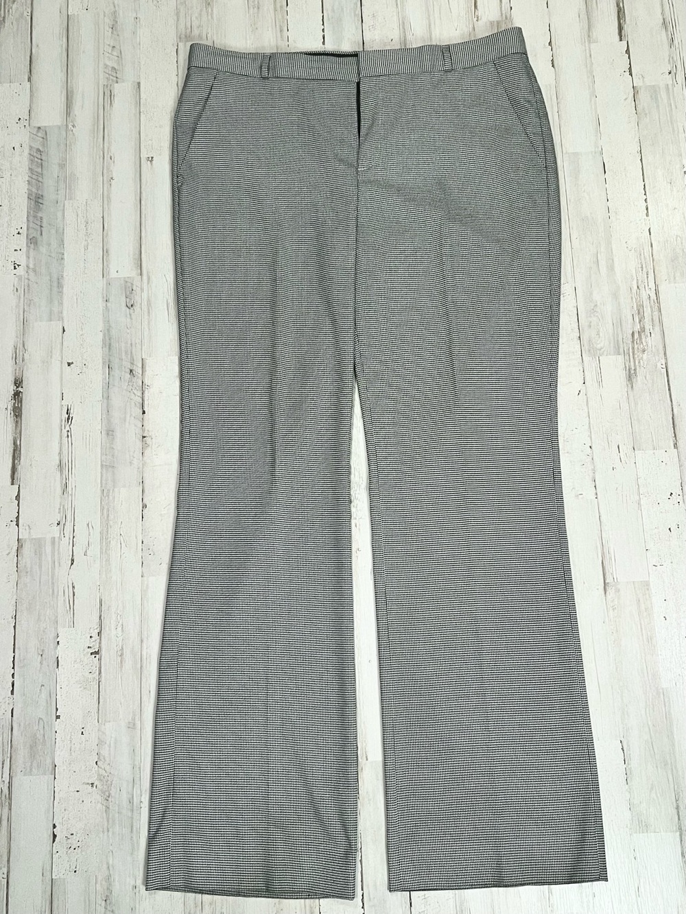 Banana Republic Logan Houndstooth Trouser Pants Long Approx 16 Tall